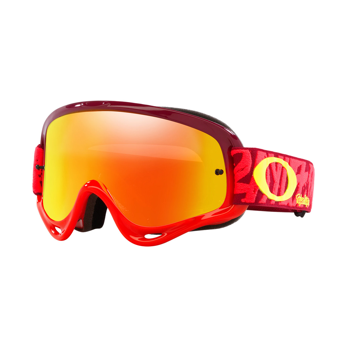 OAKLEY O-FRAME MXゴーグル TLD レッド/ファイヤーイリジウムレンズ| Dirtbikeplus (ダートバイクプラス)